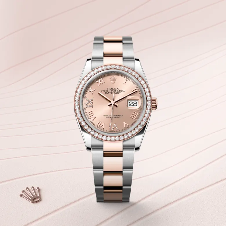 Lady-Datejust腕錶永恒玫瑰金鋼（蠔式鋼與永恒玫瑰金的組合）款，M126281RBR-0016* - 時美齋鐘錶 slide1