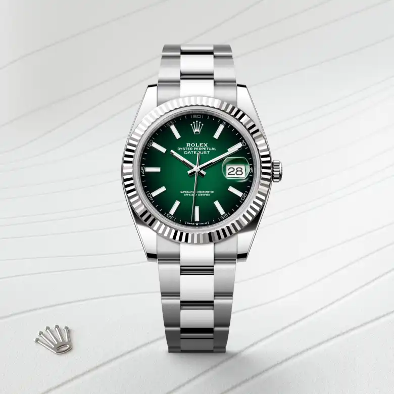 Lady-Datejust腕錶白色黃金鋼（蠔式鋼與白色黃金的組合）款，M126334-0033* - 時美齋鐘錶 slide1