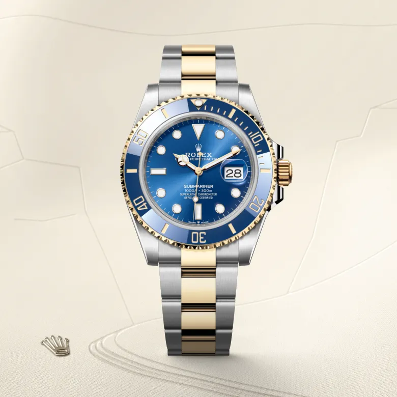 Submariner腕錶黃金鋼（蠔式鋼與黃金的組合）款，M126613LB-0002* - 時美齋鐘錶 slide1