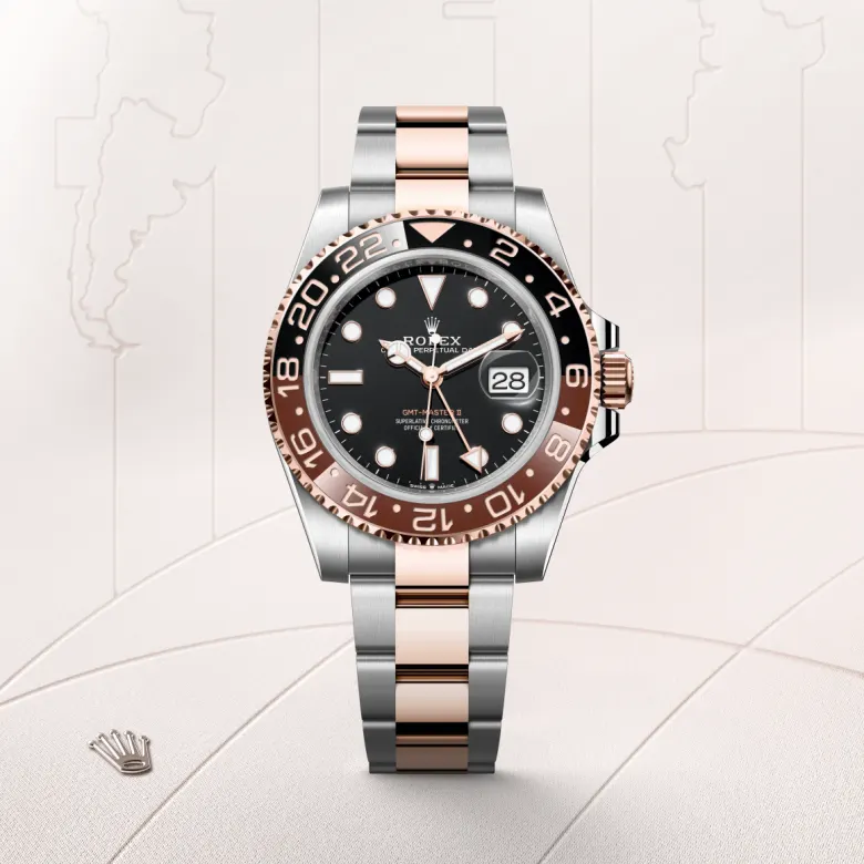 GMT-Master II腕錶永恒玫瑰金鋼（蠔式鋼與永恒玫瑰金的組合）款，M126711CHNR-0002* - 時美齋鐘錶 slide1