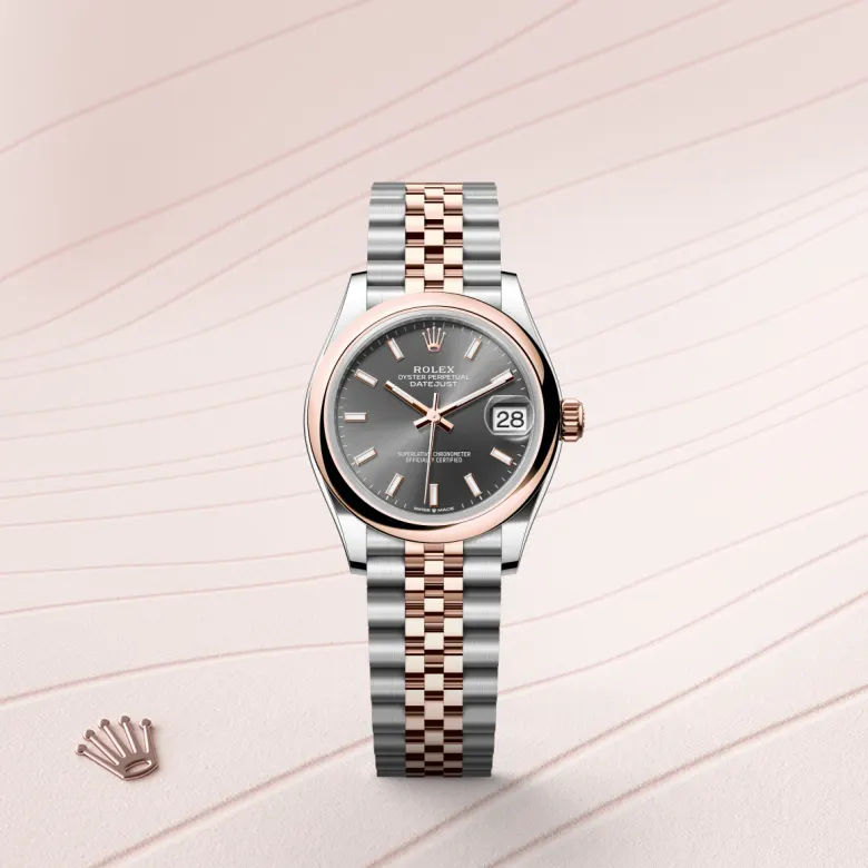 Lady-Datejust腕錶永恒玫瑰金鋼（蠔式鋼與永恒玫瑰金的組合）款，M278241-0018* - 時美齋鐘錶 slide1