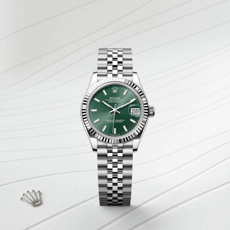 Lady-Datejust腕錶白色黃金鋼（蠔式鋼與白色黃金的組合）款，M278274-0018* - 時美齋鐘錶 slide1