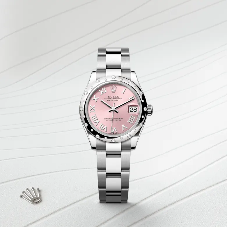 Lady-Datejust腕錶白色黃金鋼（蠔式鋼與白色黃金的組合）款，M278344RBR-0021* - 時美齋鐘錶 slide1