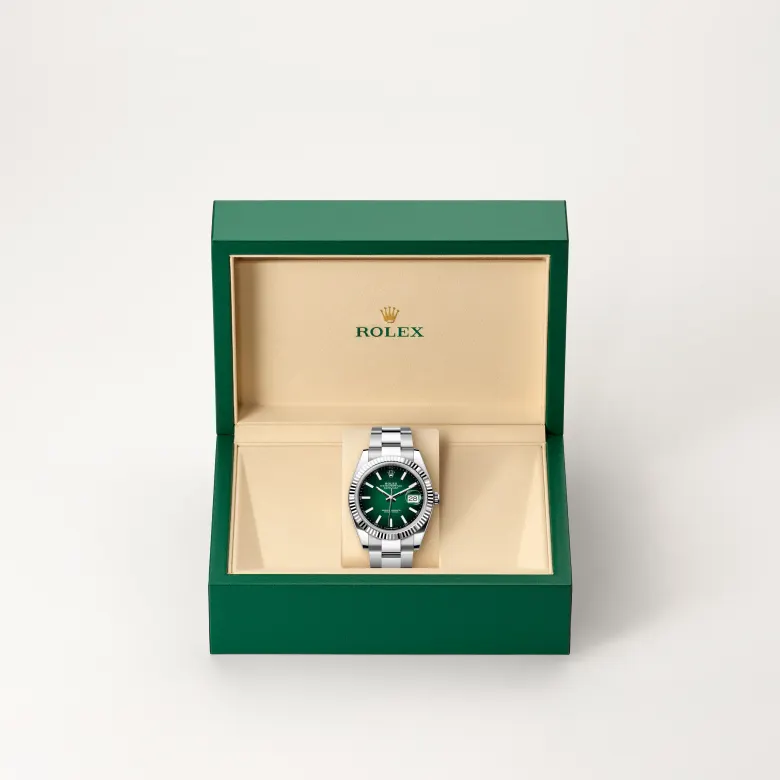 Lady-Datejust腕錶白色黃金鋼（蠔式鋼與白色黃金的組合）款，M126334-0033* - 時美齋鐘錶 slide2