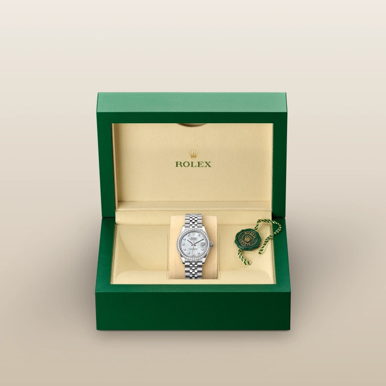 Lady-Datejust腕錶白色黃金鋼（蠔式鋼與白色黃金的組合）款，M278384RBR-0008* - 時美齋鐘錶 slide2