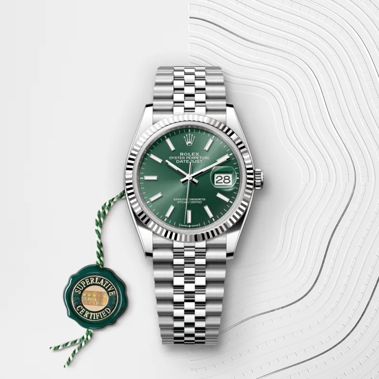 Lady-Datejust腕錶白色黃金鋼（蠔式鋼與白色黃金的組合）款，M126234-0051* - 時美齋鐘錶 slide3