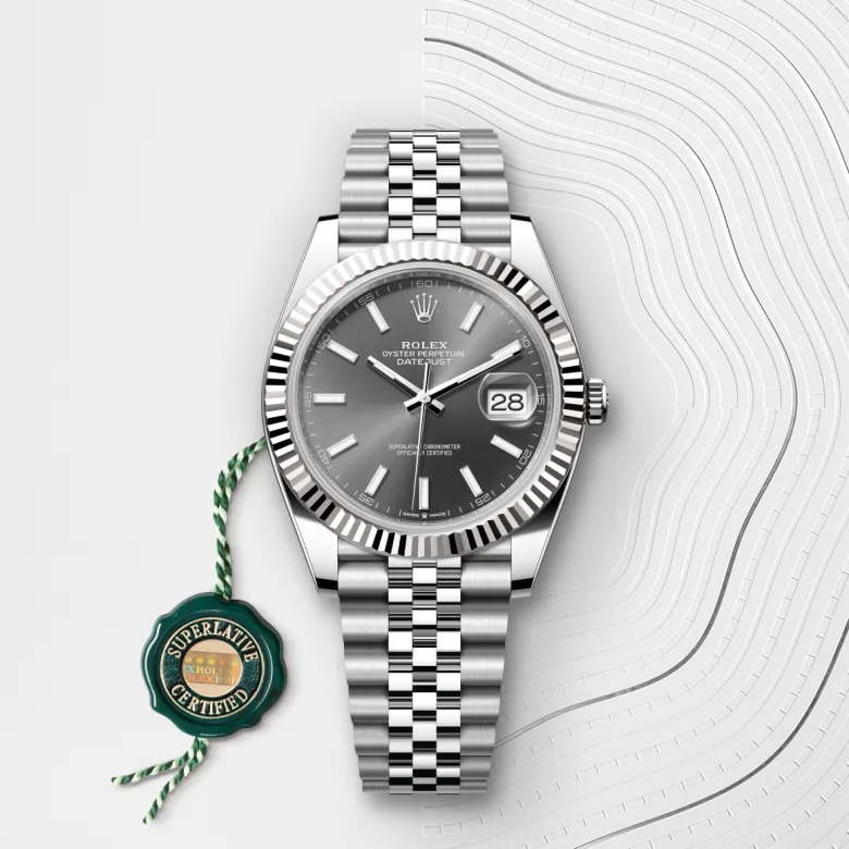 Lady-Datejust腕錶白色黃金鋼（蠔式鋼與白色黃金的組合）款，M126334-0014* - 時美齋鐘錶 slide3
