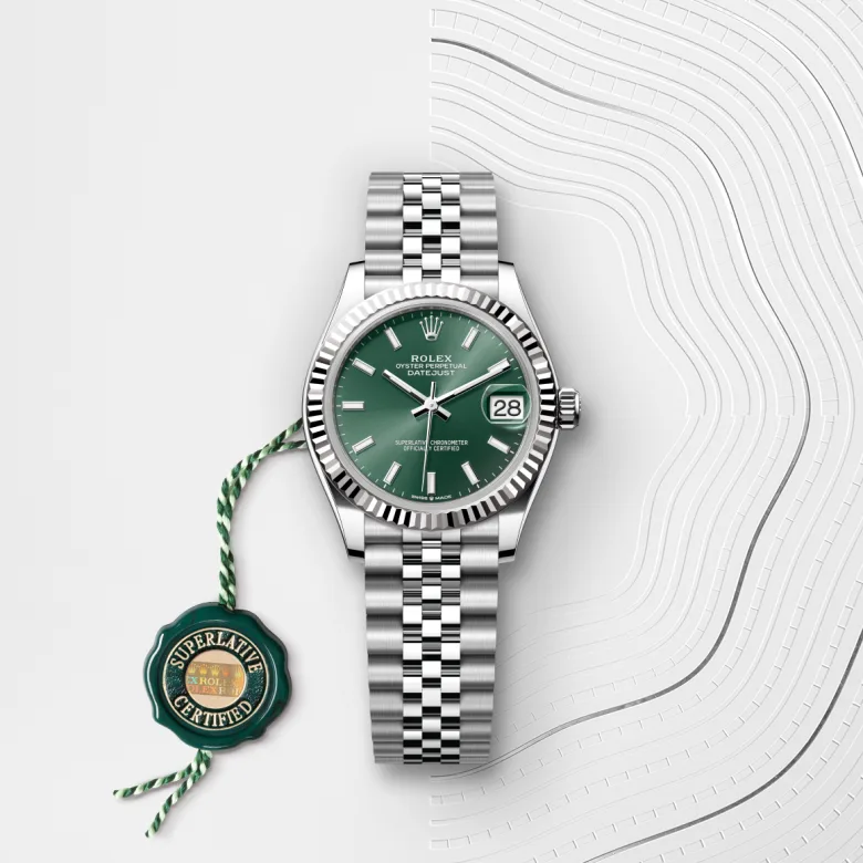 Lady-Datejust腕錶白色黃金鋼（蠔式鋼與白色黃金的組合）款，M278274-0018* - 時美齋鐘錶 slide3