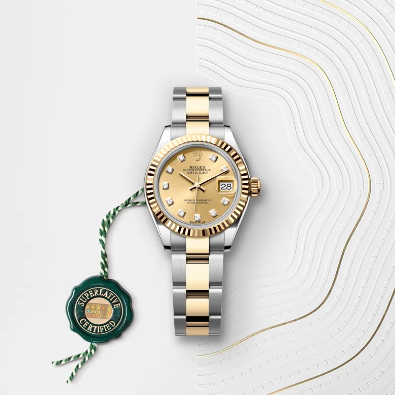 Lady-Datejust腕錶黃金鋼（蠔式鋼與黃金的組合）款，M279173-0012* - 時美齋鐘錶 slide3