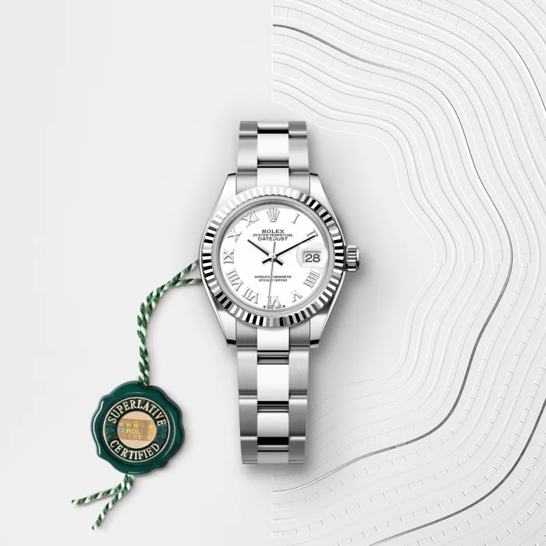 Lady-Datejust腕錶白色黃金鋼（蠔式鋼與白色黃金的組合）款，M279174-0020* - 時美齋鐘錶 slide3