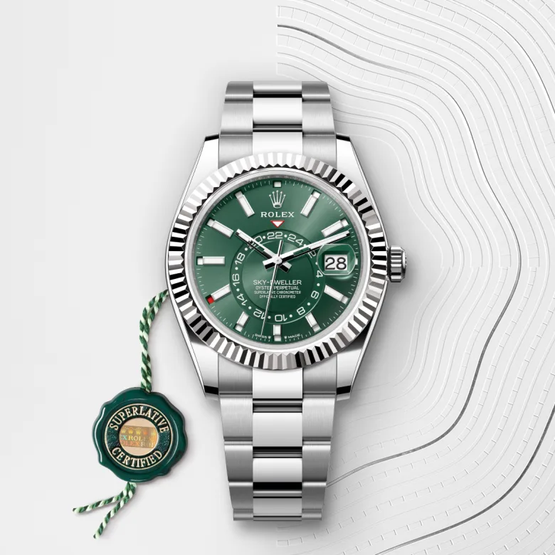 Sky-Dweller腕錶白色黃金鋼（蠔式鋼與白色黃金的組合）款，M336934-0001* - 時美齋鐘錶 slide3