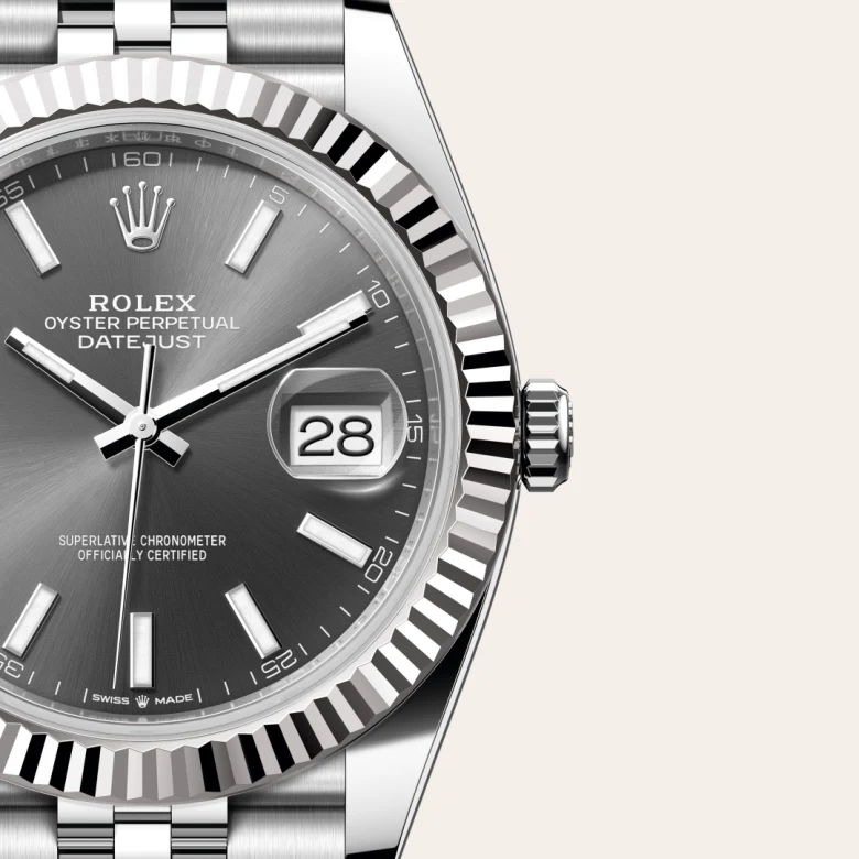 Lady-Datejust腕錶白色黃金鋼（蠔式鋼與白色黃金的組合）款，M126334-0014* - 時美齋鐘錶 slide4