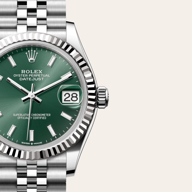 Lady-Datejust腕錶白色黃金鋼（蠔式鋼與白色黃金的組合）款，M278274-0018* - 時美齋鐘錶 slide4