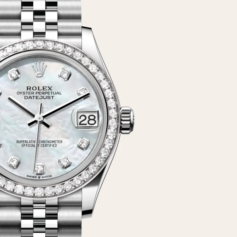 Lady-Datejust腕錶白色黃金鋼（蠔式鋼與白色黃金的組合）款，M278384RBR-0008* - 時美齋鐘錶 slide4