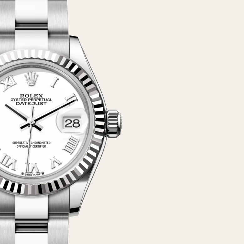 Lady-Datejust腕錶白色黃金鋼（蠔式鋼與白色黃金的組合）款，M279174-0020* - 時美齋鐘錶 slide4