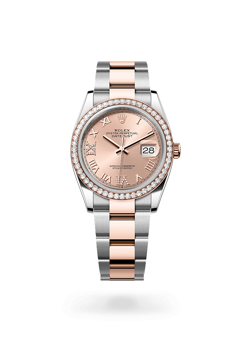 Lady-Datejust腕錶永恒玫瑰金鋼（蠔式鋼與永恒玫瑰金的組合）款，M126281RBR-0016* - 時美齋鐘錶