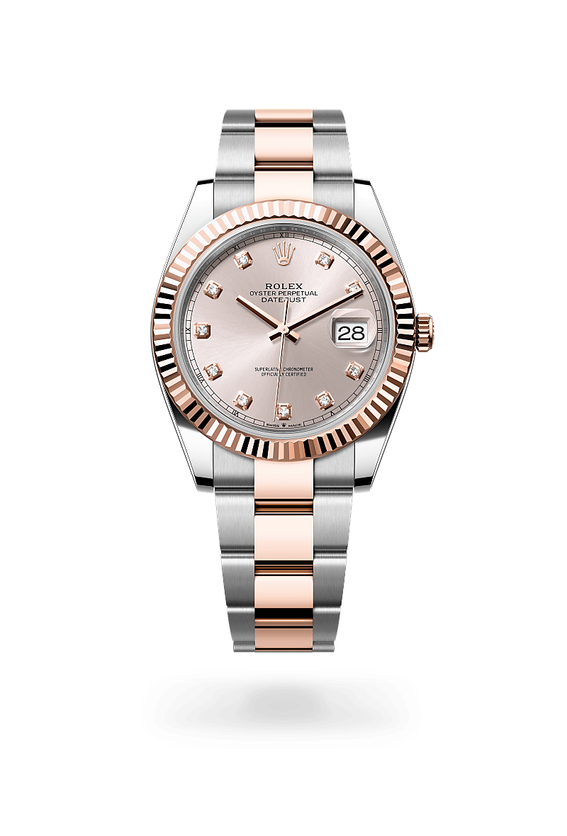 Lady-Datejust腕錶永恒玫瑰金鋼（蠔式鋼與永恒玫瑰金的組合）款，M126331-0007* - 時美齋鐘錶