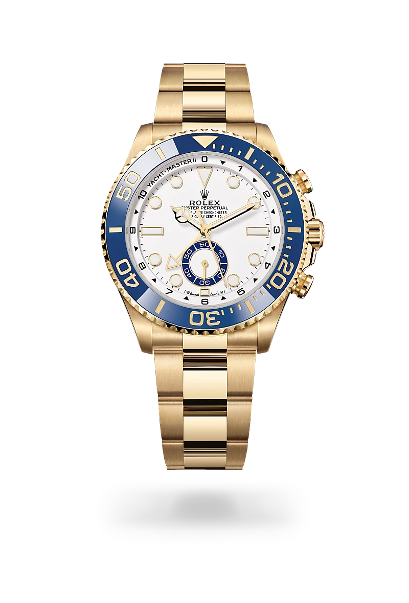 Yacht-Master II腕錶18K黃金款，M126688-0001* - 時美齋鐘錶