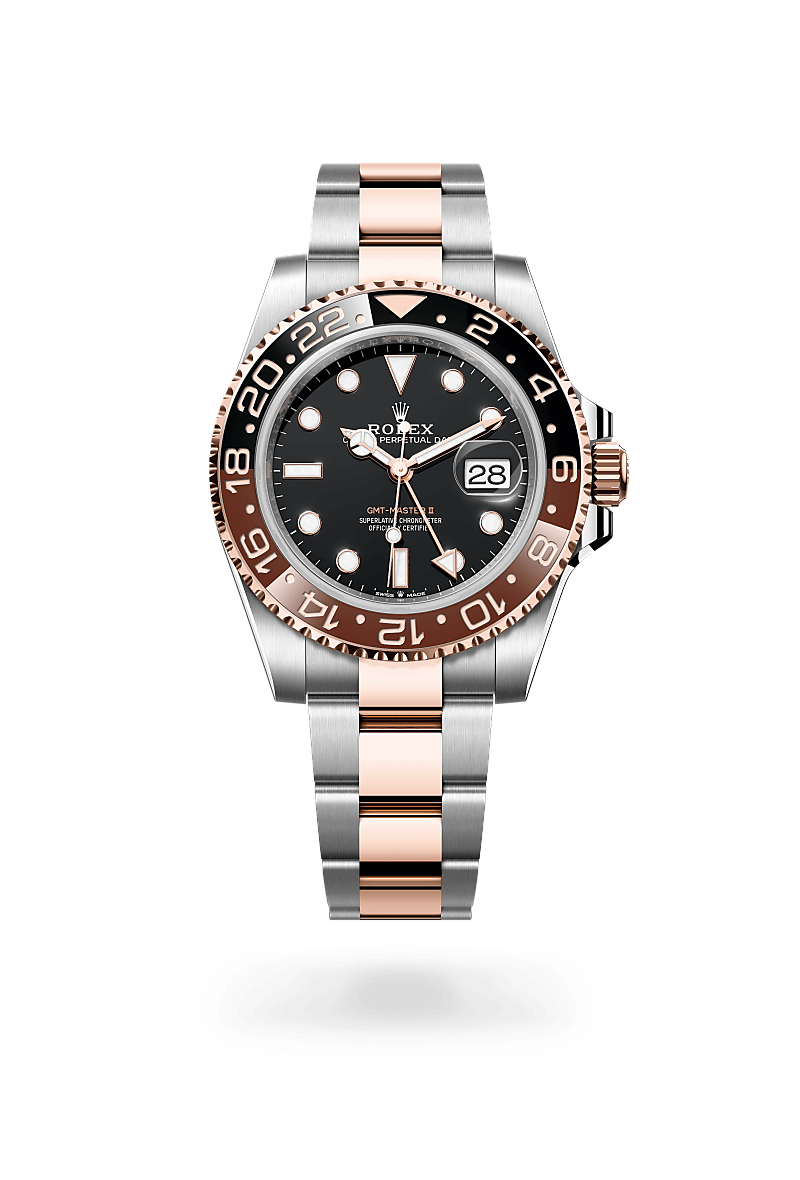 GMT-Master II腕錶永恒玫瑰金鋼（蠔式鋼與永恒玫瑰金的組合）款，M126711CHNR-0002* - 時美齋鐘錶