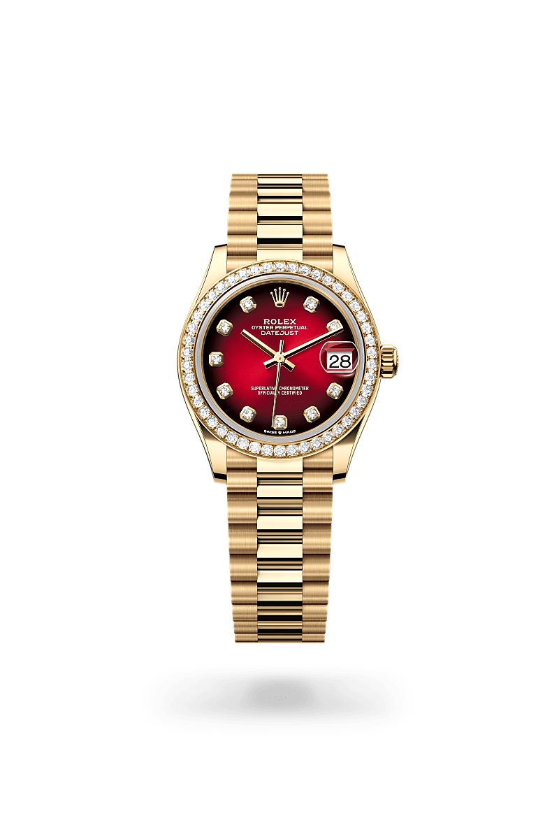 Lady-Datejust腕錶18K黃金款，M278288RBR-0041* - 時美齋鐘錶